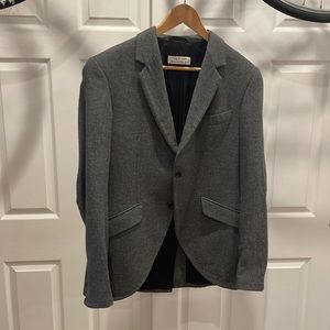 Rag & Bone wool blazer gray